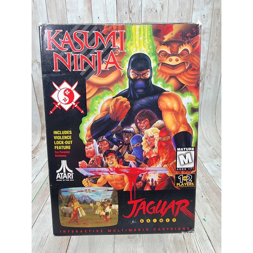 Kasumi Ninja for the Atari Jaguar Complete in Box w / Manual